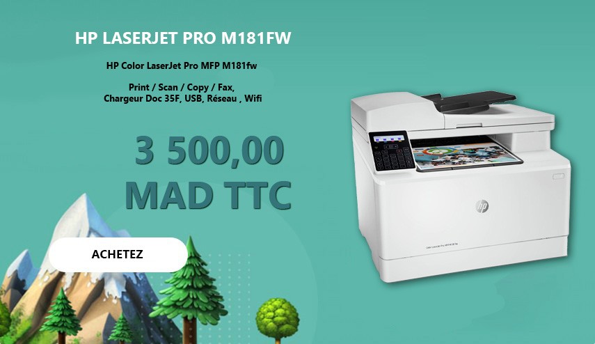 HP LASERJET PRO M181fw COULEUR
